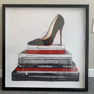 Louboutin Glass casing sparkle art